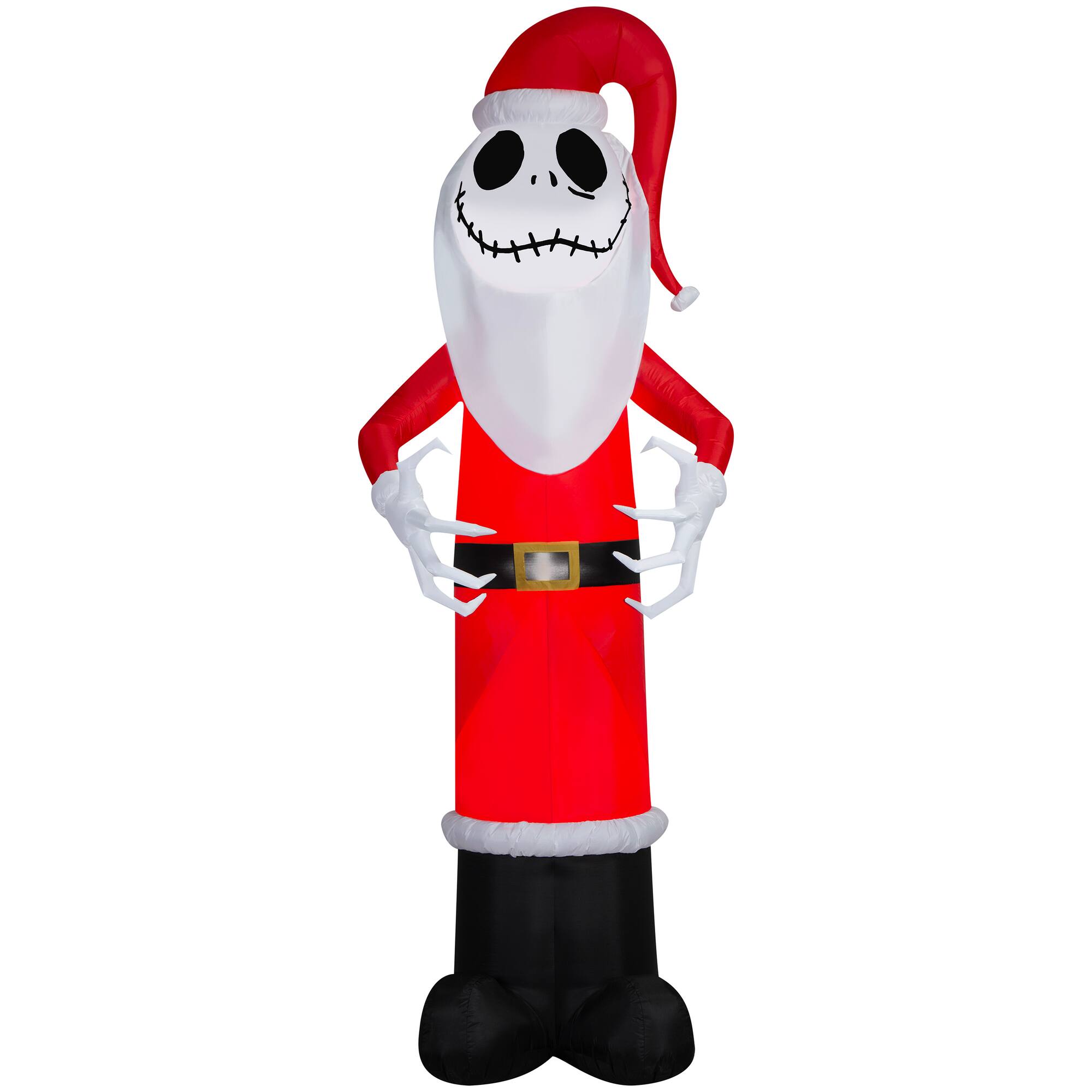 10ft. Airblown® Inflatable Christmas Giant Jack Skellington in Santa Outfit